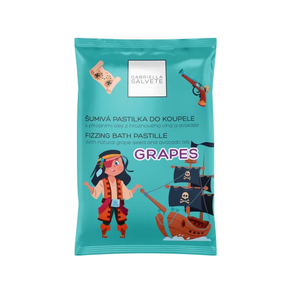 Fizzing bath pastille