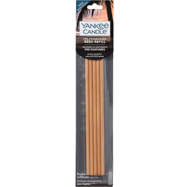Pre fragranced reed refill black coconut