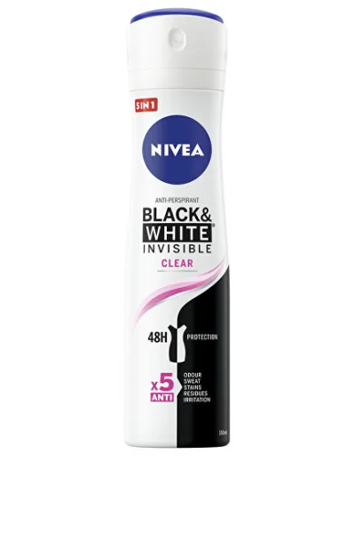 Invisible for black & white clear
