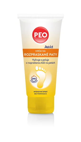 Peo foot cream cracked heels