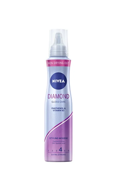 Diamond gloss care styling mousse