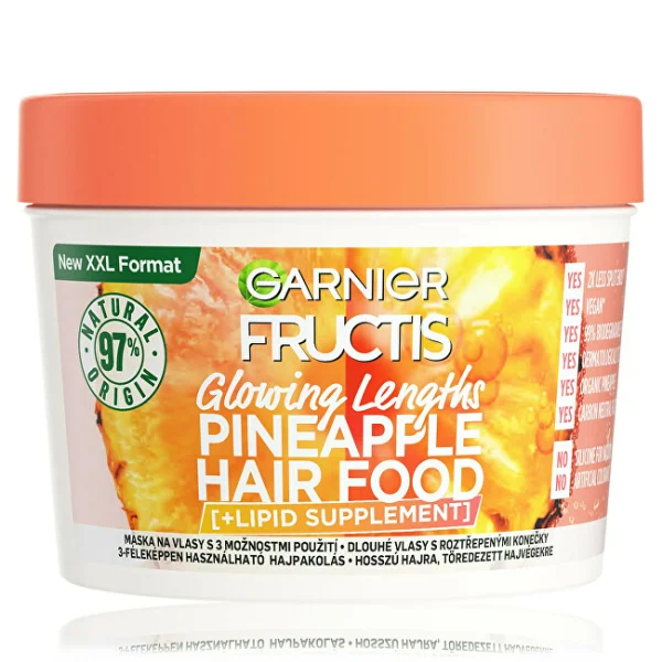 Fructis pineapple glowing lengths mask