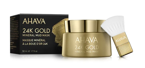 24k gold mineral mud mask