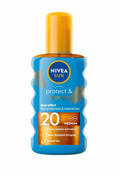 Sun protect & bronze oil spray