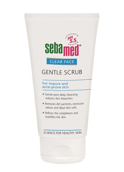 Clear face gentle scrub