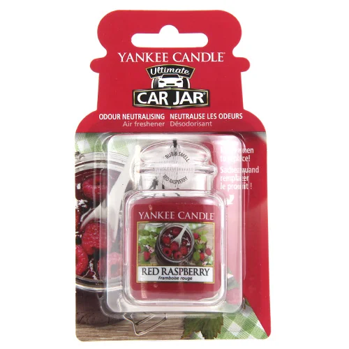 Red raspberry car jar