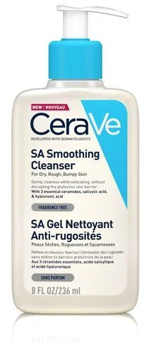 Facial cleansers sa smoothing