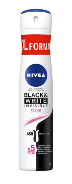 Black & white invisible clear