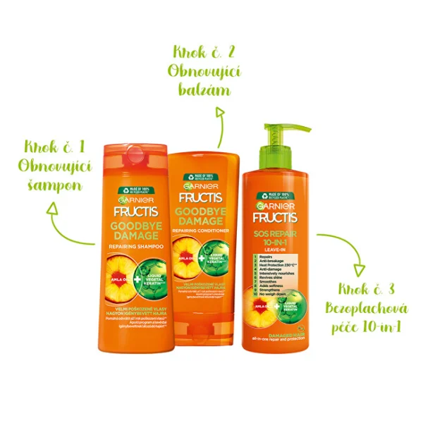 Fructis sos damage eraser keratin filler 10-in-1 leave-in thumbnail 2