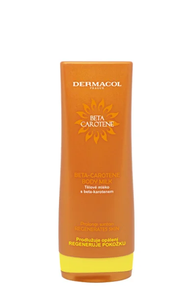 Beta carotene body milk
