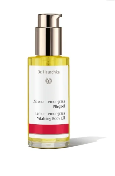 Lemon lemongrass vitalising body oil