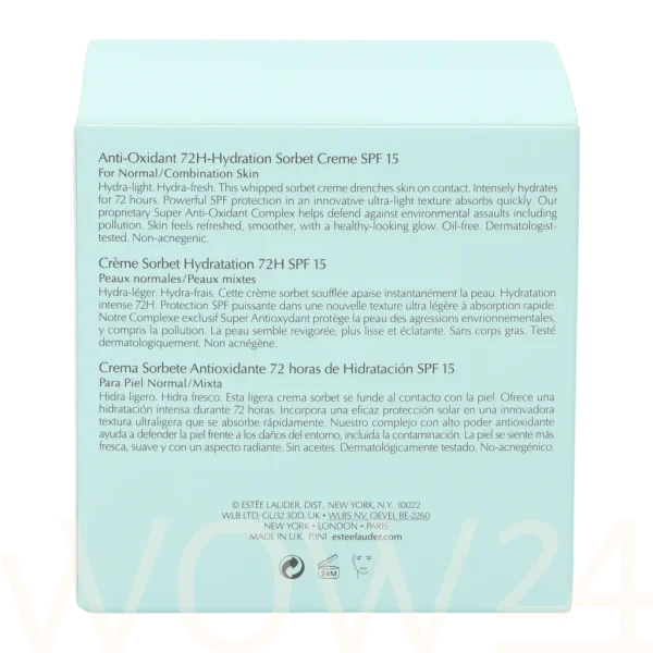 Daywear anti-oxidant 72h-hydration sorbet creme thumbnail 6