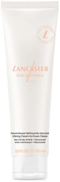 Skin essentials softening cream-to-foam cleanser