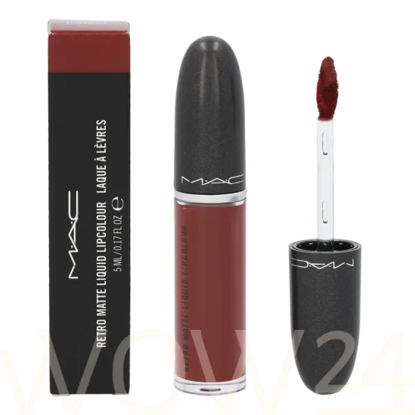 Mac retro matte liquid lip colour carnivorous thumbnail 7