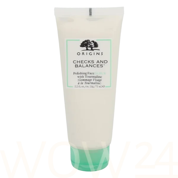 Checks and balances polishing face scrub