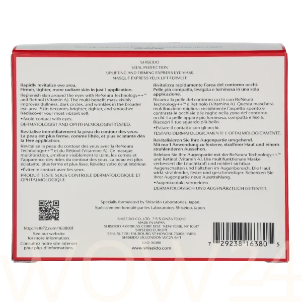 Vital perfection uplifting & firming express eye mask thumbnail 4