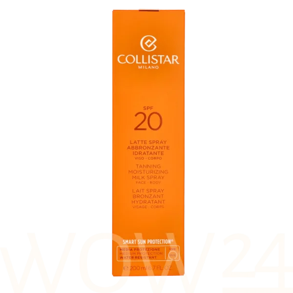 Smart sun protection tanning moisturizing milk spray
