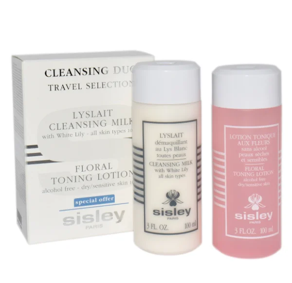 Duo demaquillant cleansing milk with white lily 100ml + floral toning lotion