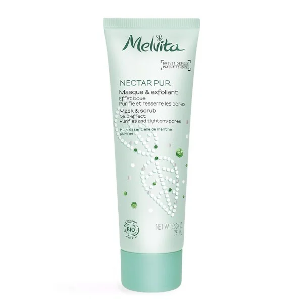 Nectar pur mask & scrub mud effect purifies and tightens pores thumbnail 1