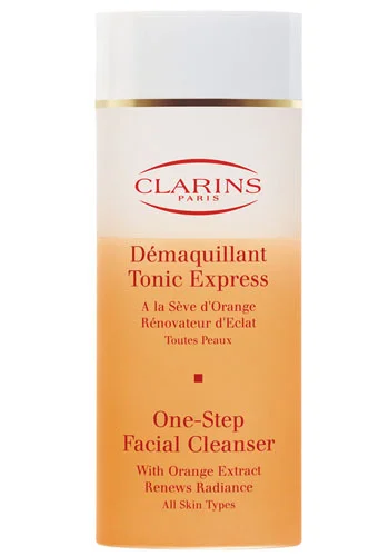 One step facial cleanser