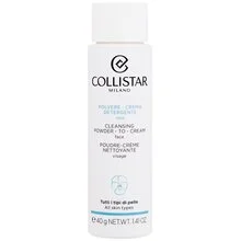 Cleansing powder-cream face