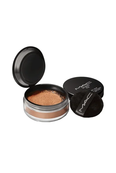Mac studio fix pro set + blur weightless loose powder deep dark 6,