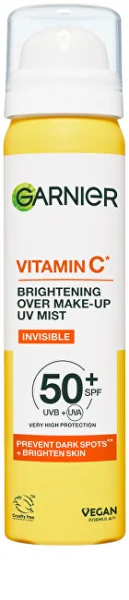 Vitamin c brightening over make-up uv mist