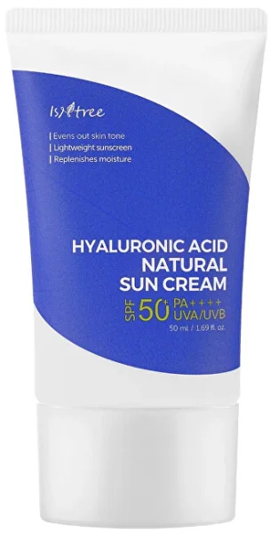 Hyaluronic acid natural sun cream