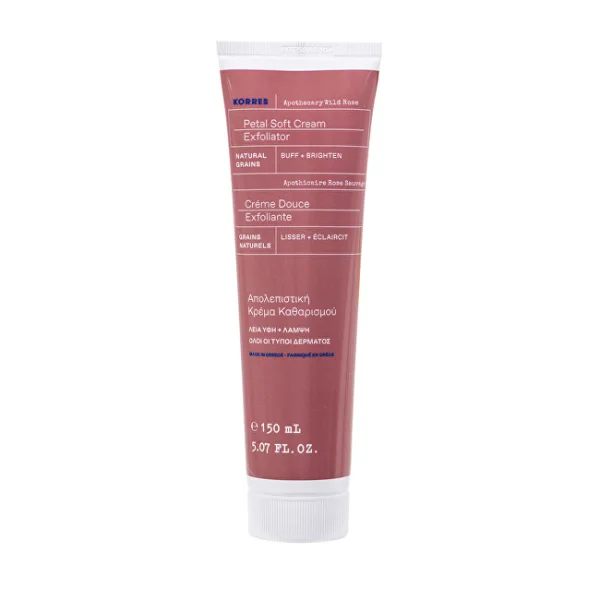 Apothecary wild rose petal soft cream exfoliator
