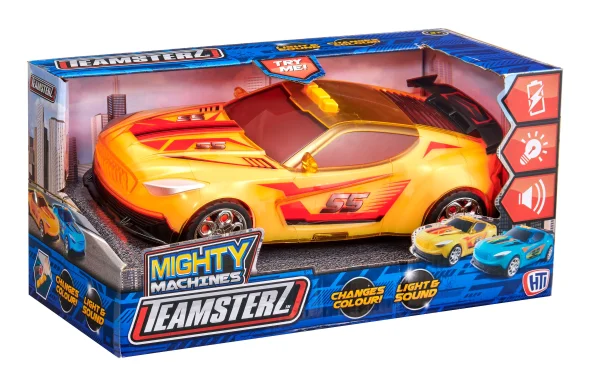  „Mighty Machine“ spalvą keičiantis automobilis su šviesomis ir garsais, 25 cm