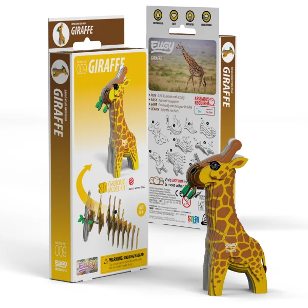  3D kartoninis modelis „Žirafa“