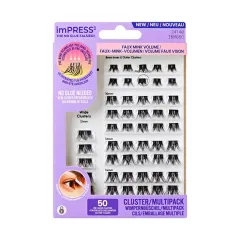 Kiss imPRESS Pre-glued Cluster Multi 05 Cluster Lashes thumbnail 1