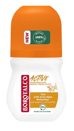 Borotalco Borotalco Roll-on deodorant mandarin and neroli Active (Deo Roll-On) Dezodorantas thumbnail 1