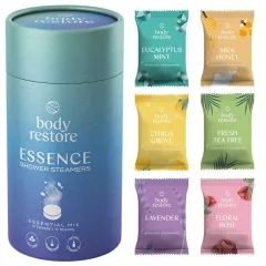 Body Restore Set of aromatic tablets for the shower Mix Shower Steamers 6 pcs thumbnail 1