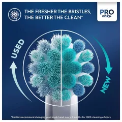 ORAL-B Vitality Pro Kids Spiderman electric toothbrush with travel case thumbnail 2