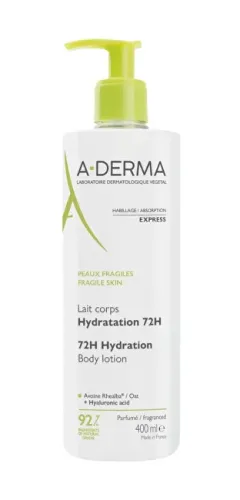 A-Derma 72H Hydration Body Lotion - 400 ml thumbnail 1