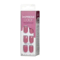 Kiss Kiss Self-adhesive nails imPRESS Color Petal Pink 30 pcs thumbnail 2