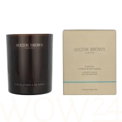 Molton Brown Coastal Cypress & Sea Fennel Scented Candle thumbnail 4
