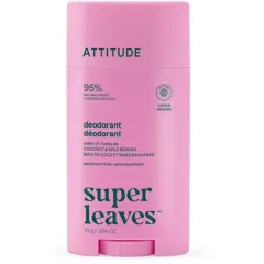 Attitude Natural deodorant Super Leaves Coconut & forest fruits 75 g thumbnail 2