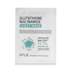 APLB Glutathione Niacinamide Sheet Mask thumbnail 1