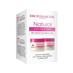 Dermacol Natural Almond Day and Night Cream Gift Set Duopack thumbnail 1
