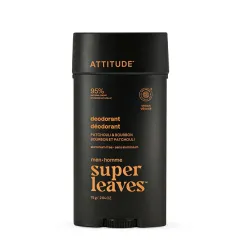 Attitude Natural men´s deodorant Super Leaves Patchouli & Bourbon (Deodorant) 75 g thumbnail 1
