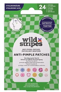Wild Stripes Groovy Protect Hydrocolloid Acne Patches with Hyaluronic Acid (Anti-Pimple Patches) 24 pcs thumbnail 1