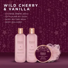 Baylis & Harding Gift set in velvet bag Wild Cherry & Vanilla 4 pcs thumbnail 3