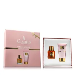 Gisada Set Gisada: Ambassadora, Eau De Parfum, For Women, 50 ml + Ambassador, Cleansing, Shower Gel, All Over Body, All Skin Types, 100 ml thumbnail 1