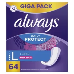 Always Panty liners Daily Protect Long Fresh Scent 64 pcs thumbnail 1