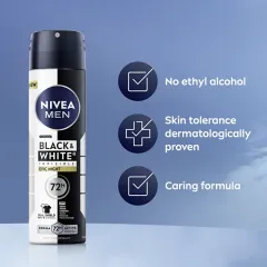 Nivea Antiperspirant spray B&W Epic Night Anti-Perspirant 200 ml thumbnail 5