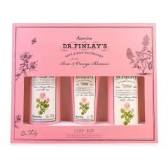 Accentra Accentra bath set DR. FINLAY`S in a gift box rose and orange blossom, shower gel 240ml, body lotion 190ml, hand and nail cream 60ml thumbnail 1