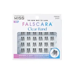 Kiss False eyelashes Falscara Multipack - Clear band thumbnail 1