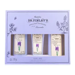 Accentra Lavender DR. FINLAY`S bath care gift set in a lavender gift box, shower gel 240ml, body lotion 190ml, hand and nail cream 60ml, 3 fragrances thumbnail 1